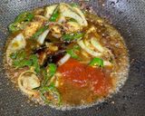 Gambar langkah 3 resipi Udang Goreng Sos Tiram.