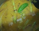 A picture of step 3 of Sohanjana ki phali (drumsticks).