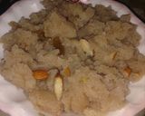 A picture of step 6 of Suji ka halwa.