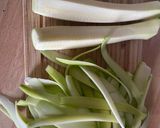 Une image de l'étape 2 de Tagliatelle de courgettes au Pesto.