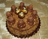 Φωτογραφία βήματος 4 της συνταγής Ferrero triple cookie cake-easy way