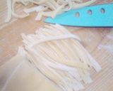Grízes tészta, házi készítésű tésztából recept fázis 6 fotója