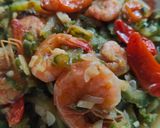 Foto langkah ke 7 dari resep Pare cah udang pedas.