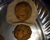 A picture of step 7 of Aloo Kachori.
