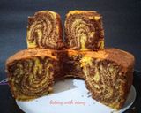 Foto langkah ke 9 dari resep Butter Cake Marmer Cake (ekonomis 5 telur).