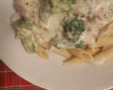 Penne z brokułami i sosem serowym krok przepisu 4 zdjęcie