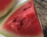 A picture of step 1 of Watermelon lemonade Iftar special.