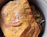 A picture of step 2 of SPICY Pulled Pork 😋 in Dutch oven.