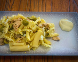 Foto del paso 11 de la receta: Ensalada de pasta con pollo adobado