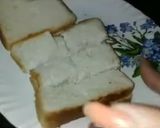 A picture of step 1 of Bread poha recipe (bread upma).