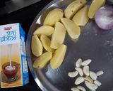 गार्लिक पोटैटो सूप विथ गार्लिक बाउल(Garlic Potato Soup with garlic bowl recipe in hindi) रेसिपी चरण 5 फोटो