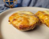 Zöldfűszeres, sajtos, húsmentes batáta csónak recept fázis 5 fotója