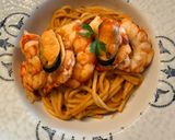 Foto del paso 9 de la receta: Spaghetti con salsa de gambones