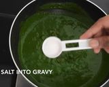 A picture of step 3 of Palak Paneer.