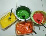 Foto langkah ke 4 dari resep Rainbow Cake dgn Cream Cheese Frosting (resep Kerry Cooks).