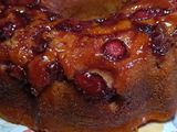 Torta invertida de frutillas