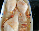 Foto del paso 5 de la receta: Pollo asado con manzana y frutos secos
