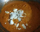 A picture of step 4 of Shahi paneer.