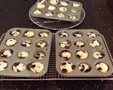 A picture of step 8 of Mini Muffin Blueberry Pancakes.