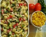 A picture of step 4 of Macaroni Salad😋.