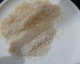 A picture of step 2 of Coconut Barfi.