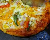 चिज्जी पिज़्ज़ा (cheesy pizza recipe in Hindi) रेसिपी चरण 12 फोटो