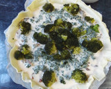 Foto del paso 3 de la receta: Quiche de jamón ibérico, champiñones y brécol