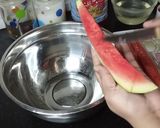 A picture of step 1 of Tarbooz ka sharbat.