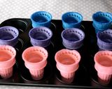 Foto del paso 3 de la receta Cupcakes con forma de helados!