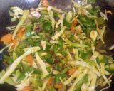 A picture of step 5 of Veg Manchurian.