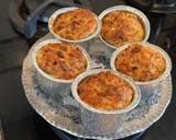 Foto del paso 4 de la receta: Magdalenas de bacon, queso y tomate seco