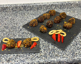 Foto del paso 5 de la receta: Ferreros de morcilla con manzana y cereales