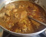 A picture of step 6 of Chicken curry.