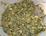A picture of step 2 of Zucchini Pancakes.