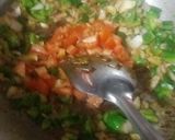 A picture of step 1 of Manipuri Style Chak Angouba.