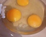 صورة لخطوة 1 من وصفة الكيكة المنفوخة