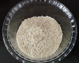 A picture of step 1 of Coriander masala Atukulu.