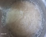 A picture of step 1 of Semolina Mango Kheer.