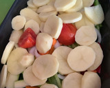 Foto del paso 1 de la receta: Merluza al horno con salsa de yogurt y curry