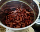 A picture of step 1 of Rajma Kabab.