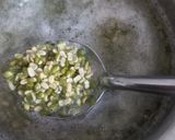 A picture of step 1 of Green moong dal dosa.