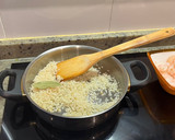 Foto del paso 1 de la receta: Arroz cremoso de gamba y salteado de champiñones en crema de espinacas