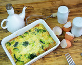Foto del paso 1 de la receta: Pastel de brócoli y queso (sin lactosa)
