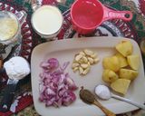 রোষ্টেড গার্লিক এন্ড পোটাটো স্যুপ(roasted garlic and potato soup recipe in Bengali) রেসিপির ধাপ 1 ছবি