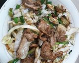Hình bước làm 6 của món Bắp cải xào thịt
