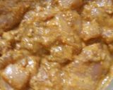 A picture of step 1 of Chicken pakode.
