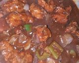 A picture of step 6 of Sweet and shower chilli chicken.