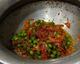 A picture of step 2 of Peas Methi Pulao.