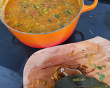 Foto del paso 5 de la receta: Sopa súper saludable con verduras, lentejas rojas y miso