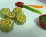 A picture of step 14 of Tricolor Pinwheels.